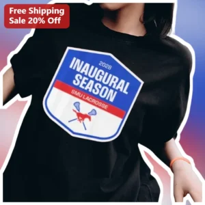 2028 Inaugural Season SMU Lacrosse Tee available at our Los Angeles warehouse