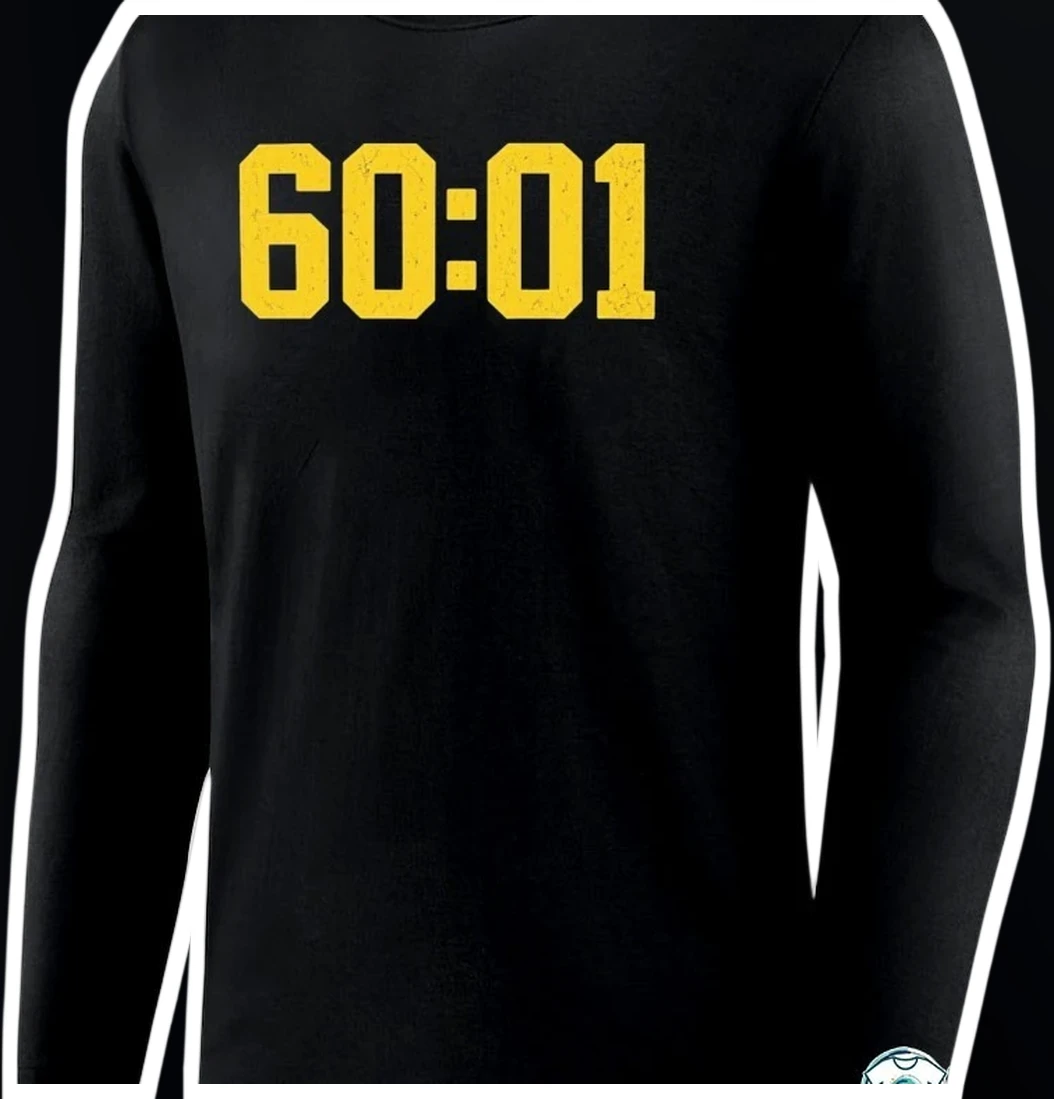 60:01 Long Sleeve Shirt Football Countdown Clock Distressed — Los Angeles 60:01 Long Sleeve Shirt Football Countdown Clock Distressed Vintage Graphic Tee for Men available at our Los Angeles warehouse