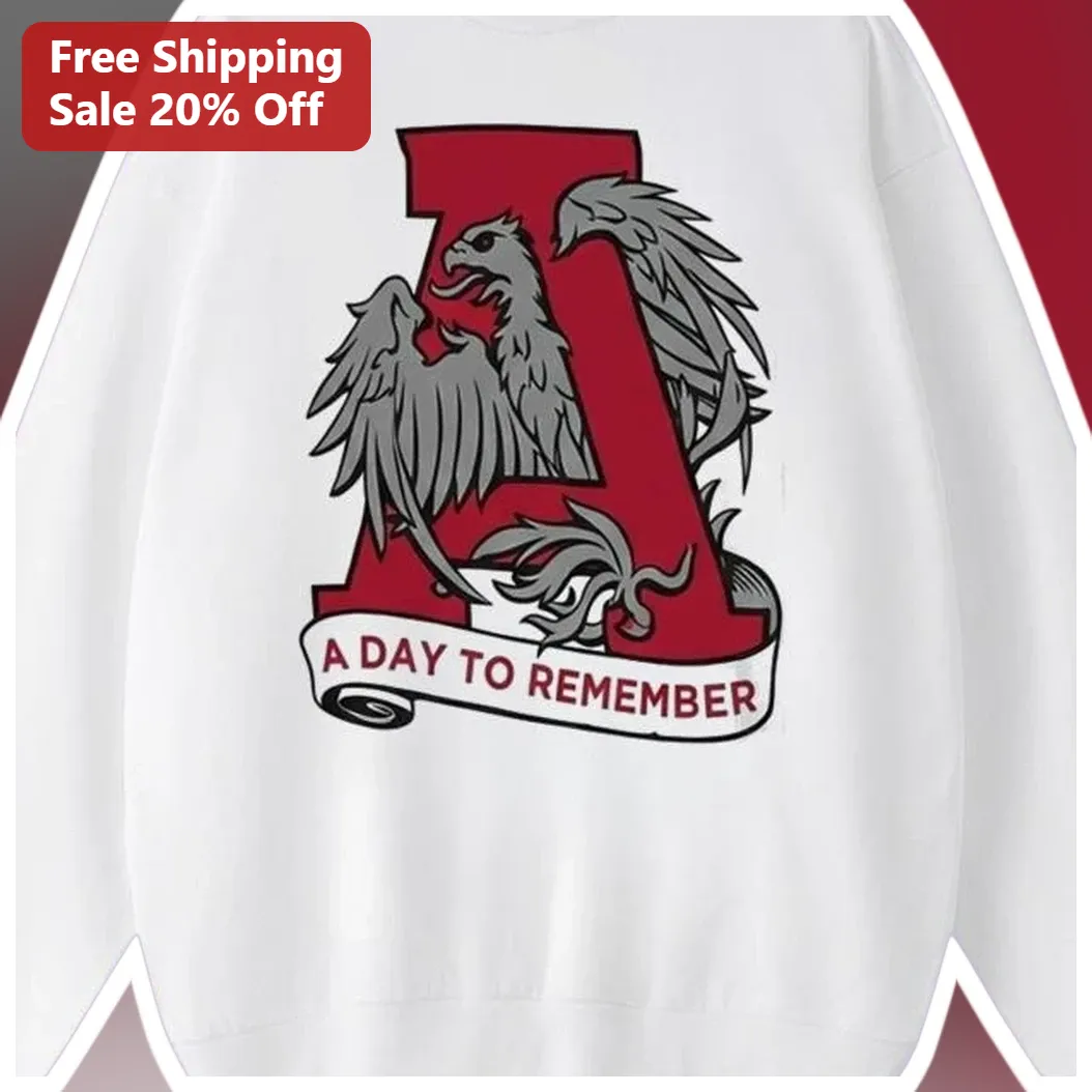 A Day to Remember Sweatshirt ADTR Pop Punk Metalcore Band Me — Los Angeles A Day to Remember Sweatshirt ADTR Pop Punk Metalcore Band Merch Eagle Logo Crewneck available at our Los Angeles warehouse