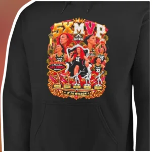 A'ja Wilson 5X MVP Las Vegas Aces Hoodie Welcome to Fabulous Nevada WNBA Fan Gift available at our Los Angeles warehouse