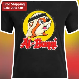 Al-Buqqi Hamster Mascot Tee Bucees Parody Muslim Humor Shirt Gift available at our Los Angeles warehouse