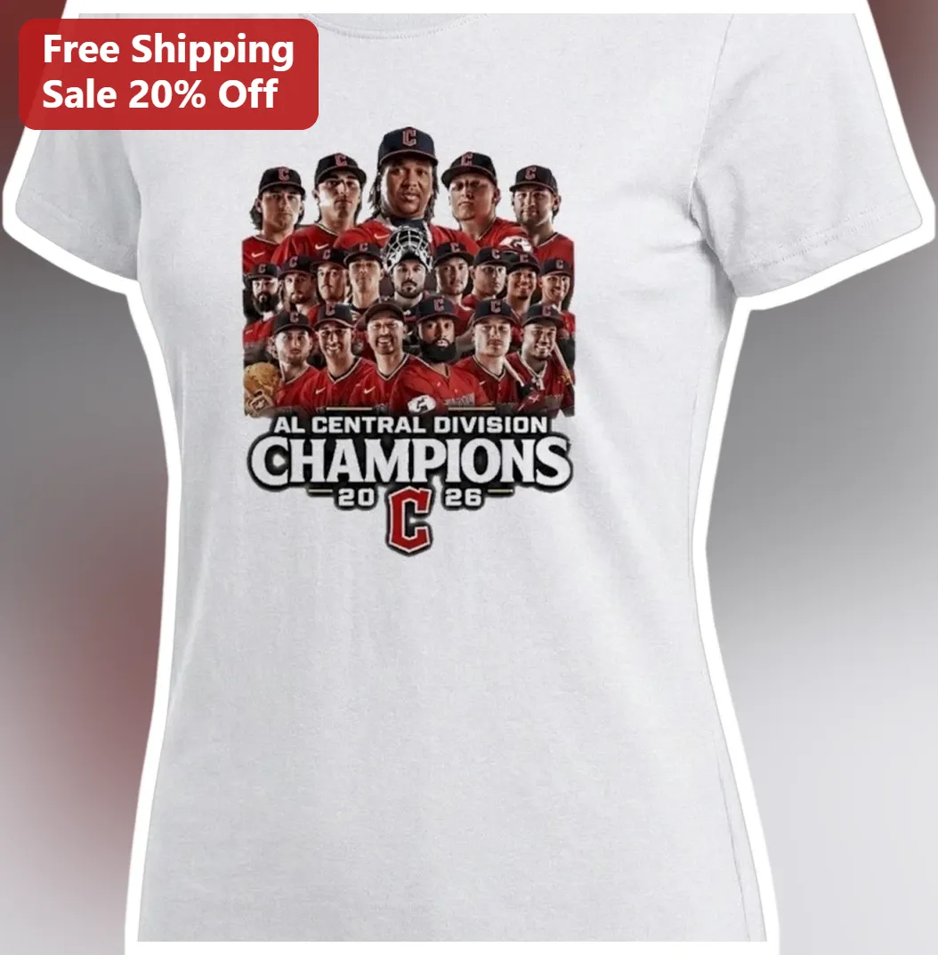 AL Central Division Champions Tee Cleveland Guardians Baseball Fans Gift available at our Los Angeles warehouse
