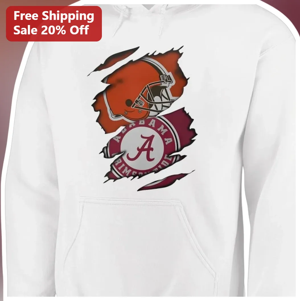 Alabama Crimson Tide Pullover Hoodie Roll Tide College Football Fan Gear available at our Los Angeles warehouse