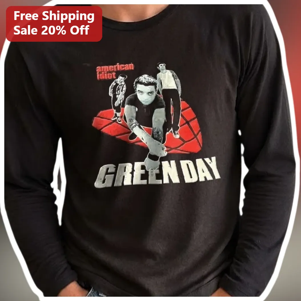 American Idiot Green Day Tee Punk Rock Band Merch Gift for M — Los Angeles American Idiot Green Day Tee Punk Rock Band Merch Gift for Men Women available at our Los Angeles warehouse