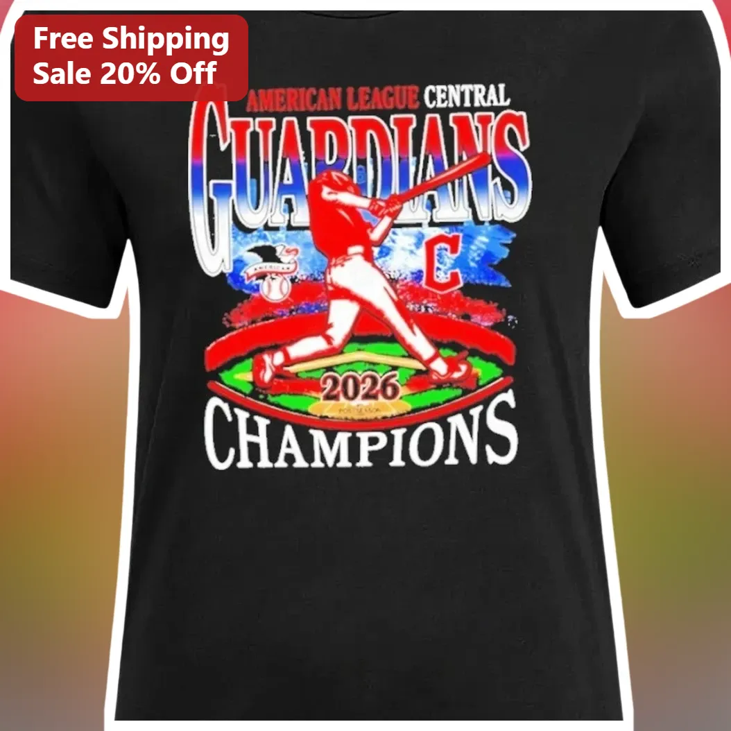 American League Central Guardians Champions Baseball Tee Ret — Los Angeles American League Central Guardians Champions Baseball Tee Retro Vintage Fan Gift available at our Los Angeles warehouse