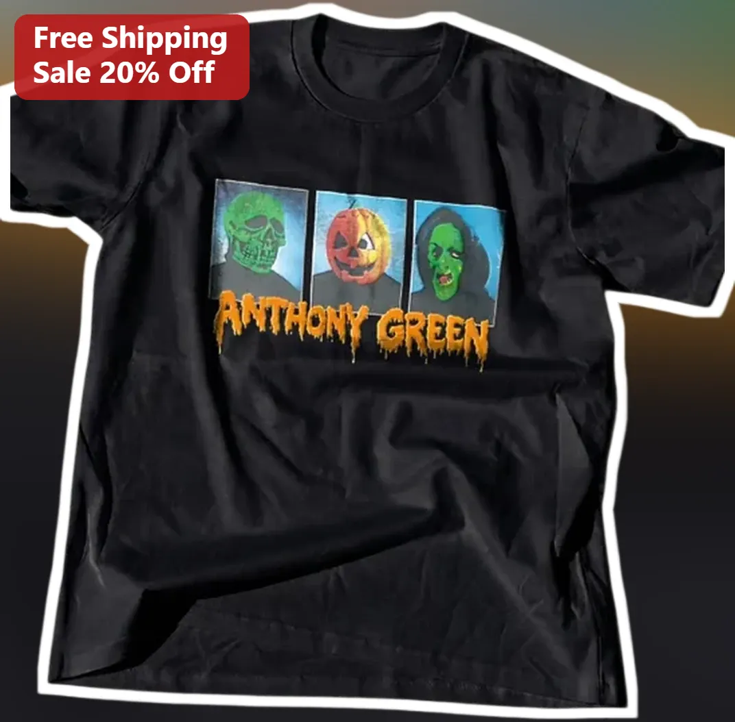 Anthony Green Tee Halloween Spooky Skull Jack-o-Lantern Witc — Los Angeles Anthony Green Tee Halloween Spooky Skull Jack-o-Lantern Witch Graphic T-Shirt Personalized Name Gift available at our Los Angeles warehouse