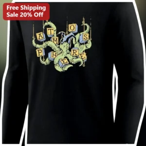 ATMOSPHERE Vintage Kraken Octopus Long Sleeve Tee available at our Los Angeles warehouse