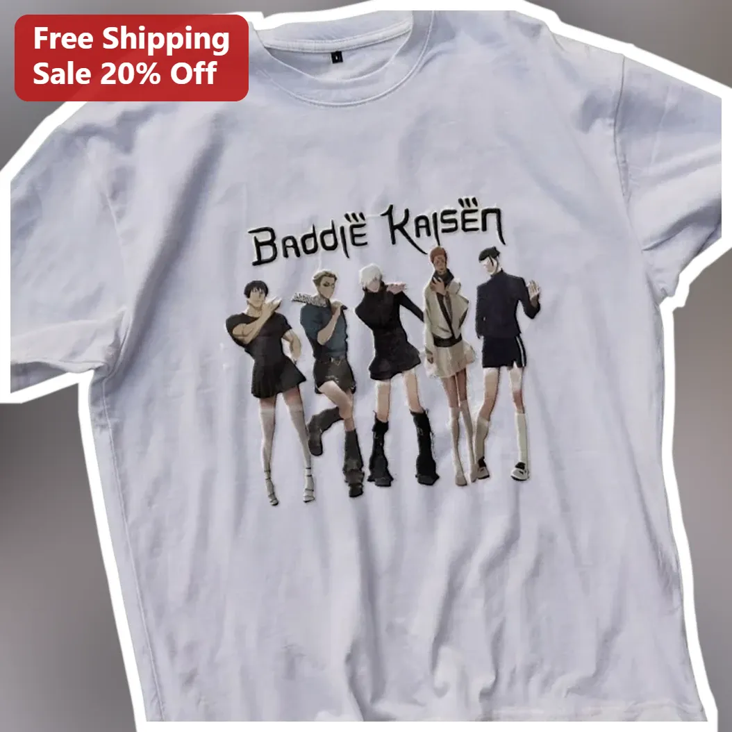 Baddie Kaisen Jujutsu Kaisen Meme Graphic Tee Anime Parody S — Los Angeles Baddie Kaisen Jujutsu Kaisen Meme Graphic Tee Anime Parody Shirt available at our Los Angeles warehouse