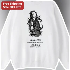 BAND-MAID World Tour 2026 Final Tokyo Budokan Sweatshirt available at our Los Angeles warehouse