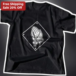 Baseball Batting Gloves Rosary Prayer Christian Athlete Tee available at our Los Angeles warehouse