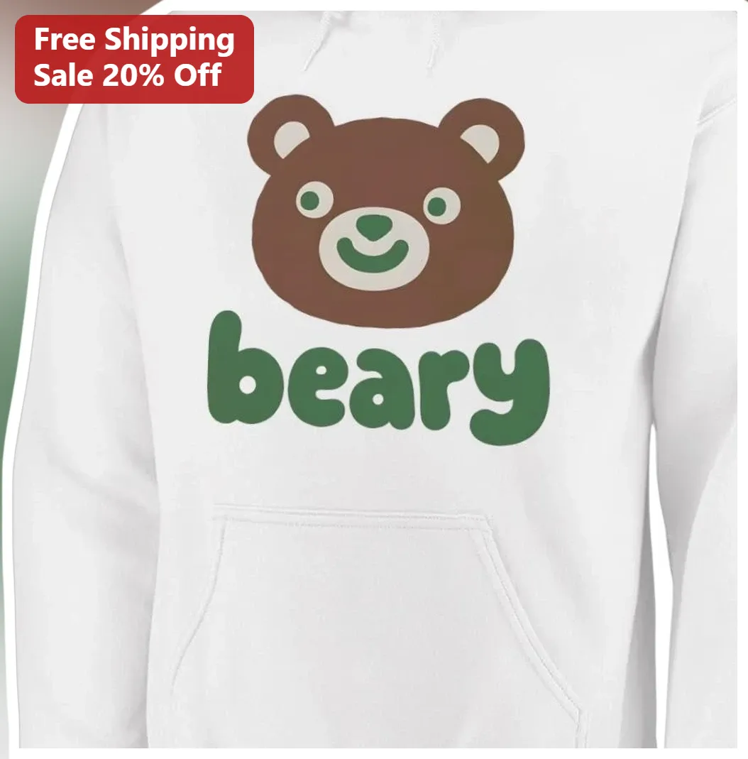 Beary Cute Bear Hoodie Funny Animal Pun Graphic Pullover for — Los Angeles Beary Cute Bear Hoodie Funny Animal Pun Graphic Pullover for Kids and Toddlers available at our Los Angeles warehouse