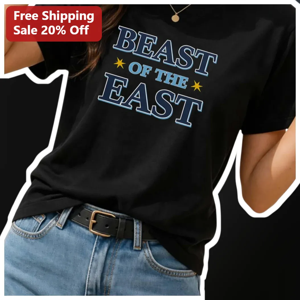 BEAST OF THE EAST Collegiate Style Graphic Tee for Men Women — Los Angeles BEAST OF THE EAST Collegiate Style Graphic Tee for Men Women Athletic Vintage Sportswear Shirt available at our Los Angeles warehouse