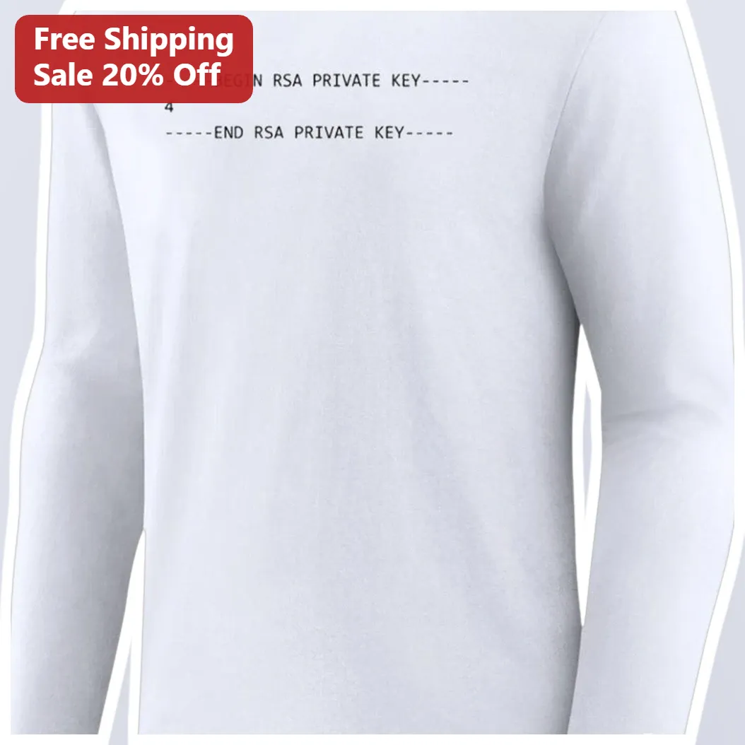 BEGIN RSA PRIVATE KEY Long Sleeve Tee Developer Programmer G — Los Angeles BEGIN RSA PRIVATE KEY Long Sleeve Tee Developer Programmer Gift Tech Humor Shirt available at our Los Angeles warehouse