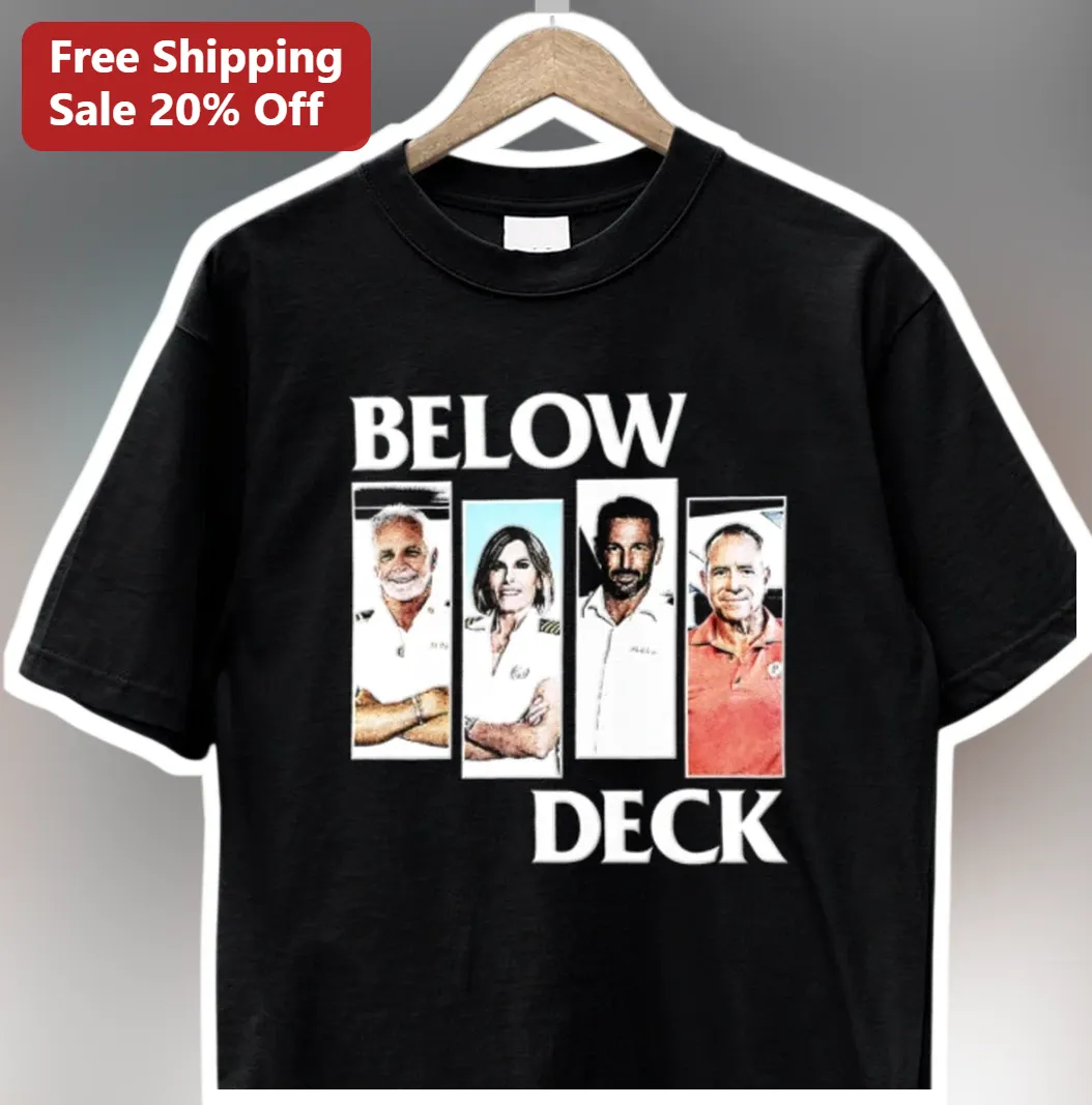 Below Deck Crew Tee Reality TV Fan Gift Black Shirt — Los Angeles Below Deck Crew Tee Reality TV Fan Gift Black Shirt available at our Los Angeles warehouse