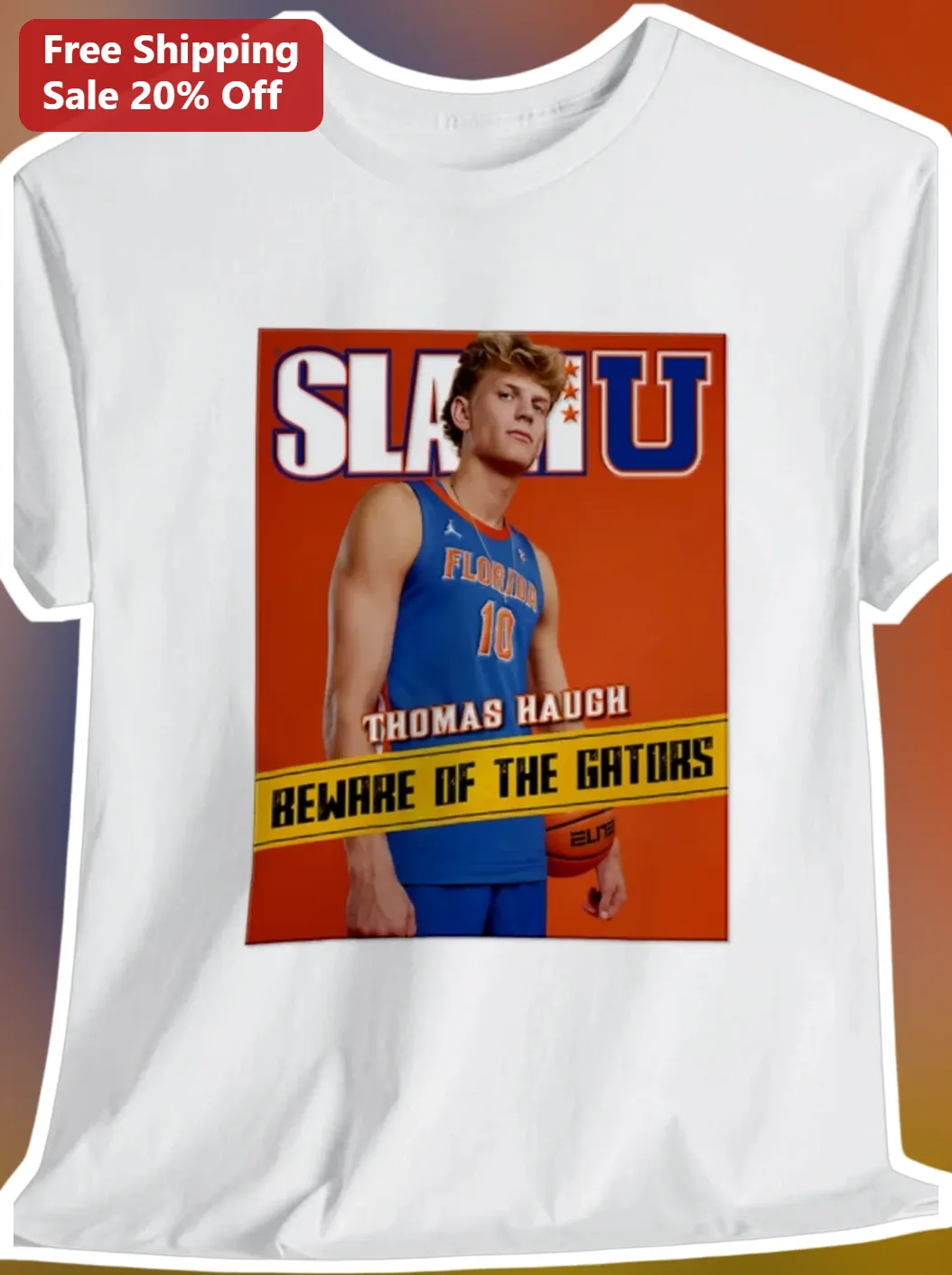 Beware of the Gators SLAM Magazine Style Basketball Player Tee available at our Los Angeles warehouse
