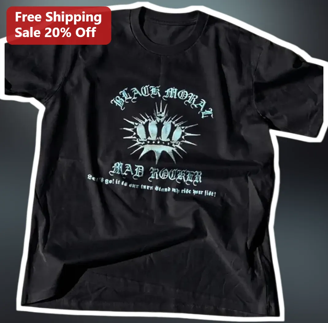Black Moray Mad Rockers Graphic Tee Biker Rock Band Merch Ap — Los Angeles Black Moray Mad Rockers Graphic Tee Biker Rock Band Merch Apparel available at our Los Angeles warehouse