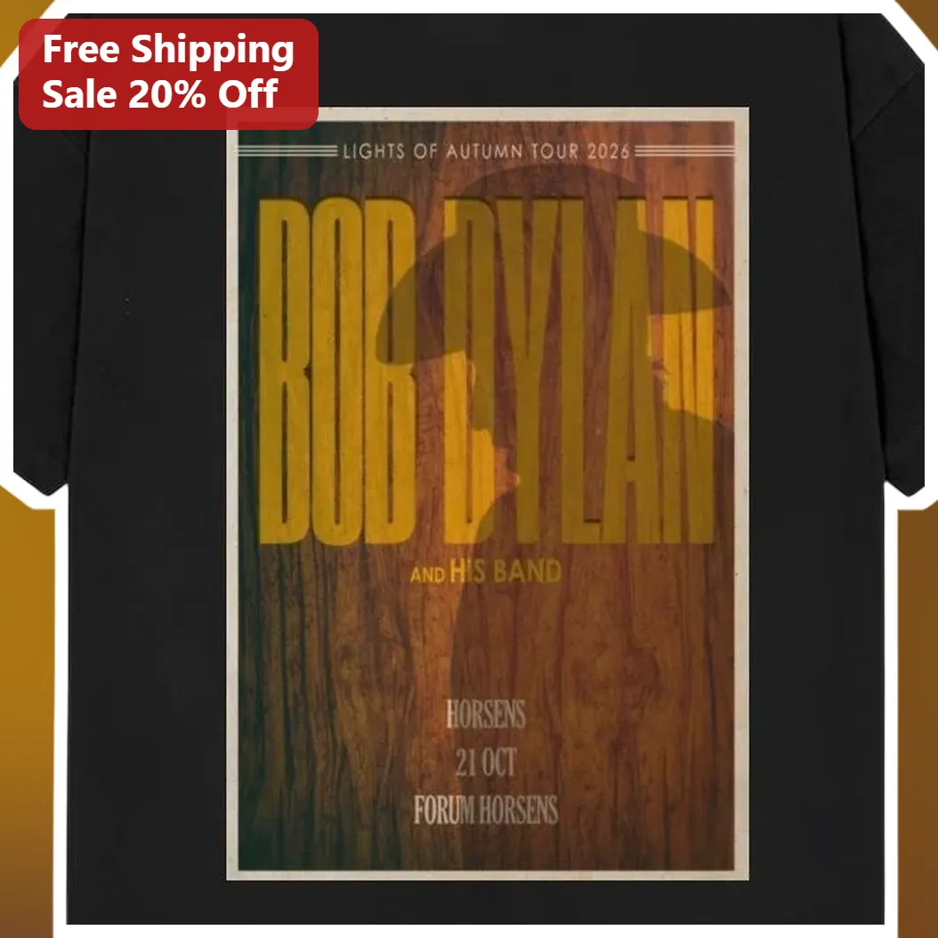 Bob Dylan And His Band Lights Of Autumn Tour 2026 Long Sleev — Los Angeles Bob Dylan And His Band Lights Of Autumn Tour 2026 Long Sleeve Tee Vintage Concert Merch Gift available at our Los Angeles warehouse