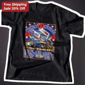 Bob Weikert Memorial The Winners Tee Port Royal Speedway Sprint Car Racing Fan Gift available at our Los Angeles warehouse