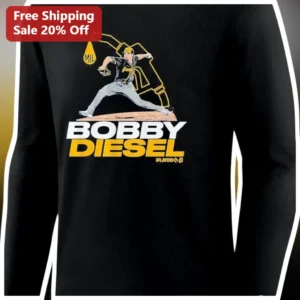 Bobby Diesel Long Sleeve Shirt Bobby Witt Jr. Kansas City Royals Baseball Fan Apparel available at our Los Angeles warehouse