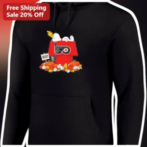 BOO! Snoopy Philadelphia Flyers Halloween Hoodie