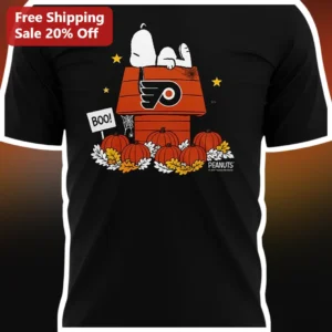 BOO! Snoopy Philadelphia Flyers Halloween Tee