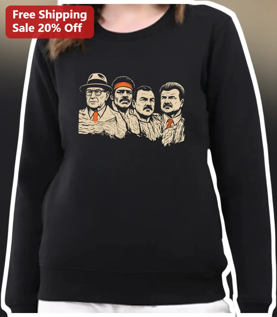 Breaking Bad Characters Sweatshirt Walter White Jesse Pinkman Hank Gus Fring Vintage Woodcut Pop Cul available at our Los Angeles warehouse