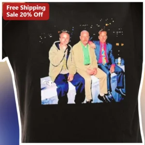 Breaking Bad Tee Walter White Jesse Pinkman Saul Goodman Graphic Shirt for Men Women Fans Gift available at our Los Angeles warehouse