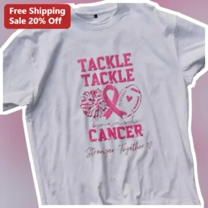 Breast Cancer Awareness Tee Stronger Together Pink Ribbon Support Shirt for October Month Gift available at our Los Angeles warehouse
