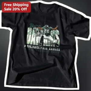 Brian Dawkins Philadelphia Eagles Tee Weapon X Hall of Famer NFL Football Shirt available at our Los Angeles warehouse