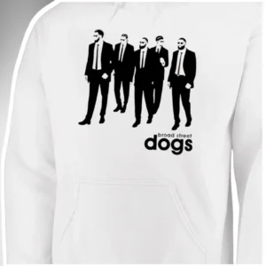 Broad Street Dogs Hoodie Funny Philly Streetwear Pullover Gift for Men Women available at our Los Angeles warehouse