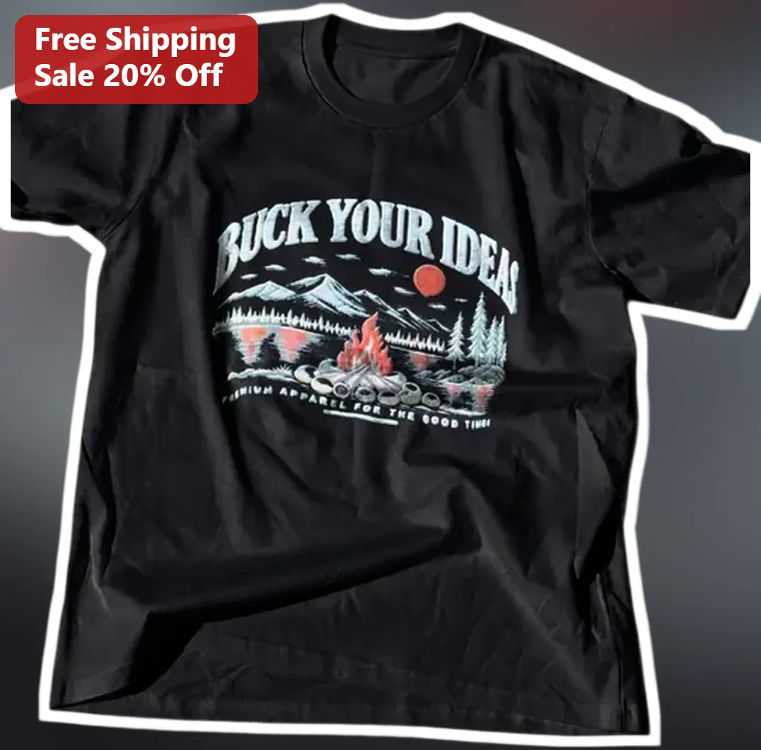 Buck Your Ideas Premium Apparel For The Good Times Vintage C — Los Angeles Buck Your Ideas Premium Apparel For The Good Times Vintage Campfire Graphic Tee available at our Los Angeles warehouse