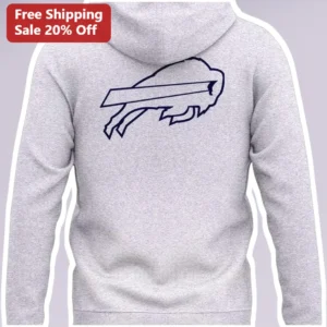 Buffalo Bills Hoodie NFL Team Fan Apparel Bills Mafia Game Day Gift available at our Los Angeles warehouse