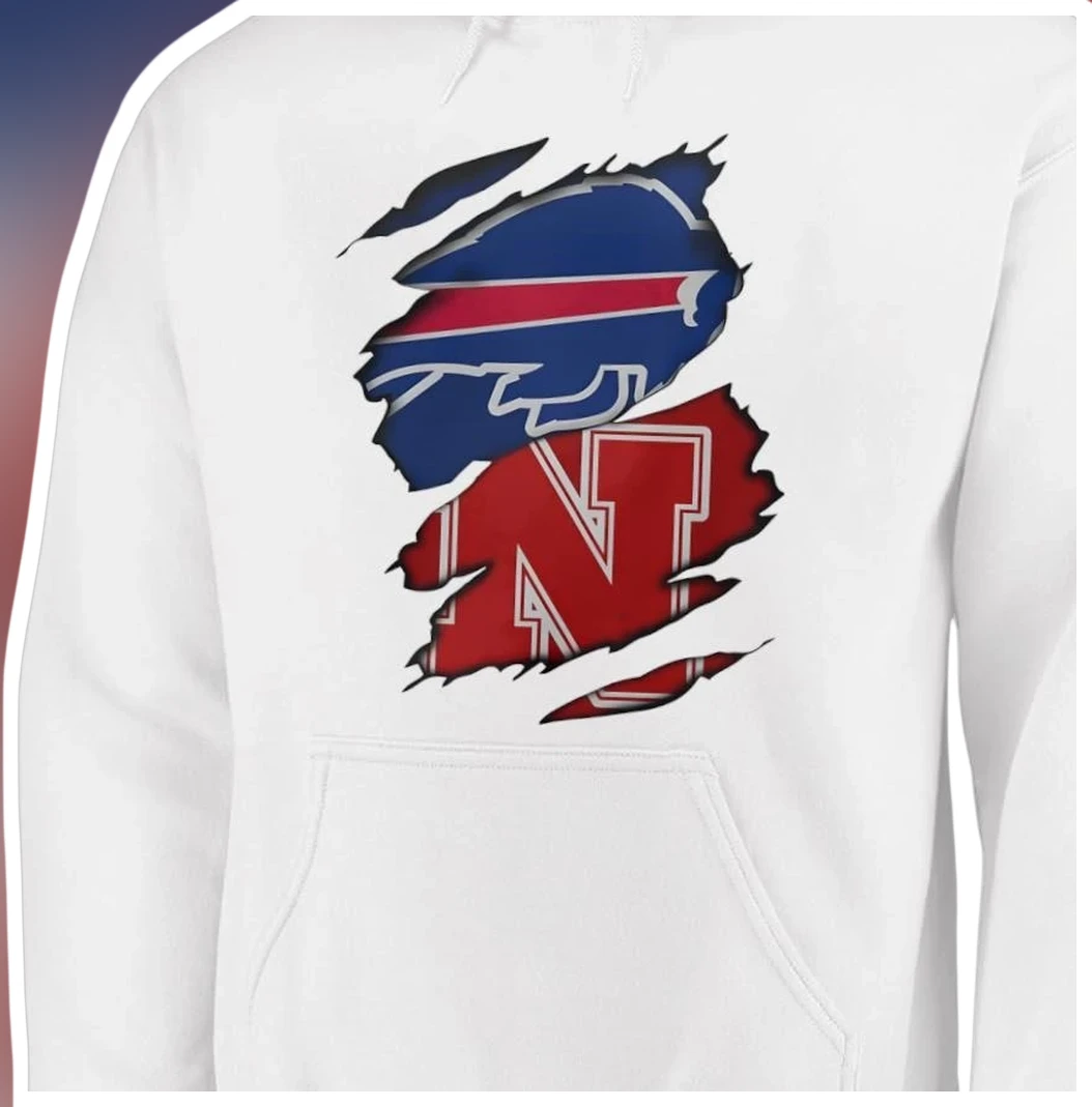 Buffalo Bills Nebraska Cornhuskers Rivalry Hoodie — Los Angeles Buffalo Bills Nebraska Cornhuskers Rivalry Hoodie available at our Los Angeles warehouse