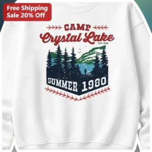 Camp Crystal Lake EST. 1935 Summer 1980 Vintage...