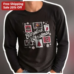 Carolina Christmas Long Sleeve Shirt South Carolina Gamecocks...