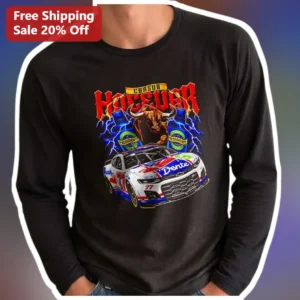 Carson Hocevar Long Sleeve Tee NASCAR Racing Fan Apparel Custom Name Number Gift available at our Los Angeles warehouse