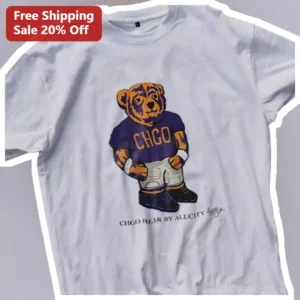 CHGO BEAR BY ALLCITY Tee Chicago Bears Fan Shirt NFL Football Mascot Graphic available at our Los Angeles warehouse