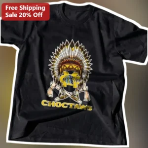 Choctaws Tee Mississippi State University Bulldogs Native American Headdress Graphic Shirt available at our Los Angeles warehouse