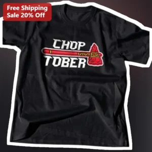 CHOP TOBER Tee Game Day Lightsaber Halloween Costume Funny Star Wars Pun Shirt for Men Women available at our Los Angeles warehouse