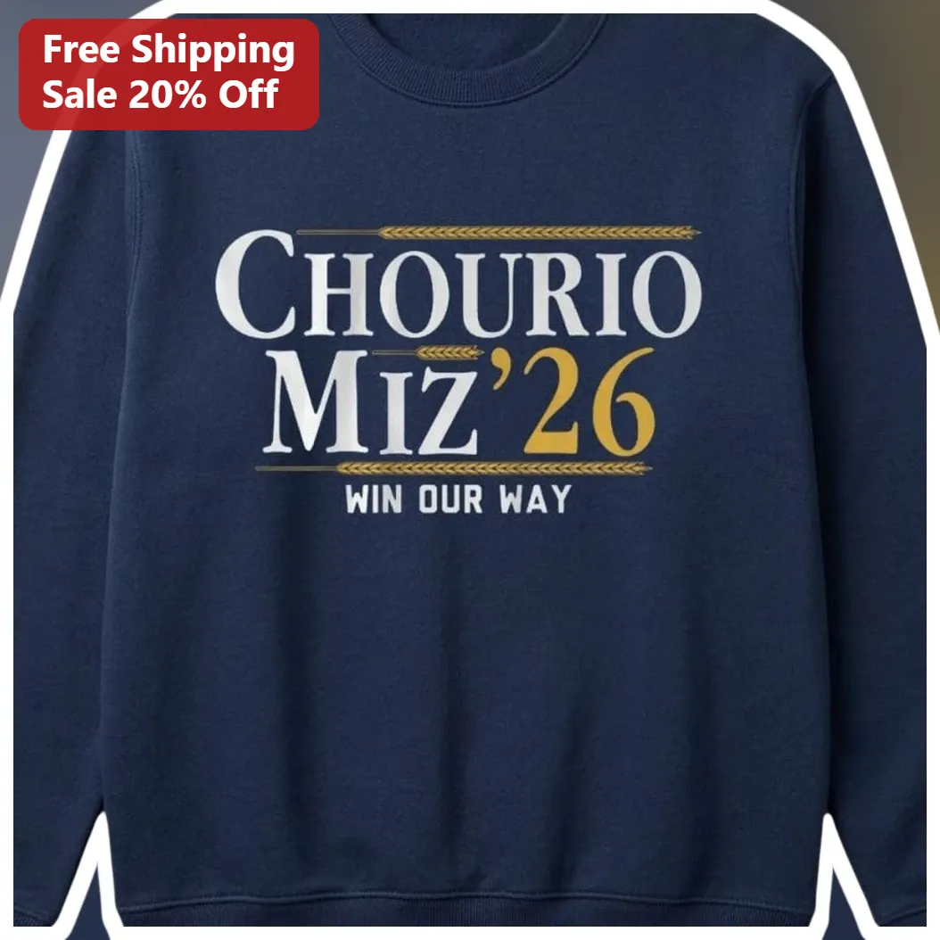 CHOURIO MIZ'26 Win Our Way Jackson Chourio Sweatshirt available at our Los Angeles warehouse