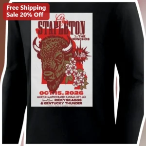 Chris Stapleton Just The Honchos Long Sleeve Tee Country Music Merch Gift available at our Los Angeles warehouse