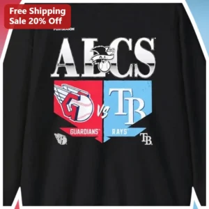 Cleveland Guardians Postseason ALCS Long Sleeve Tee available at our Los Angeles warehouse