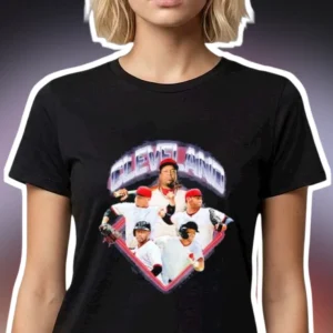 Cleveland Vintage Baseball Players Graphic Tee Retro Sports Fan Apparel Gift for Men Women available at our Los Angeles warehouse