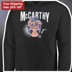 Cody McCarthy Pop Art Portrait Hoodie Rugby Fan Gift available at our Los Angeles warehouse