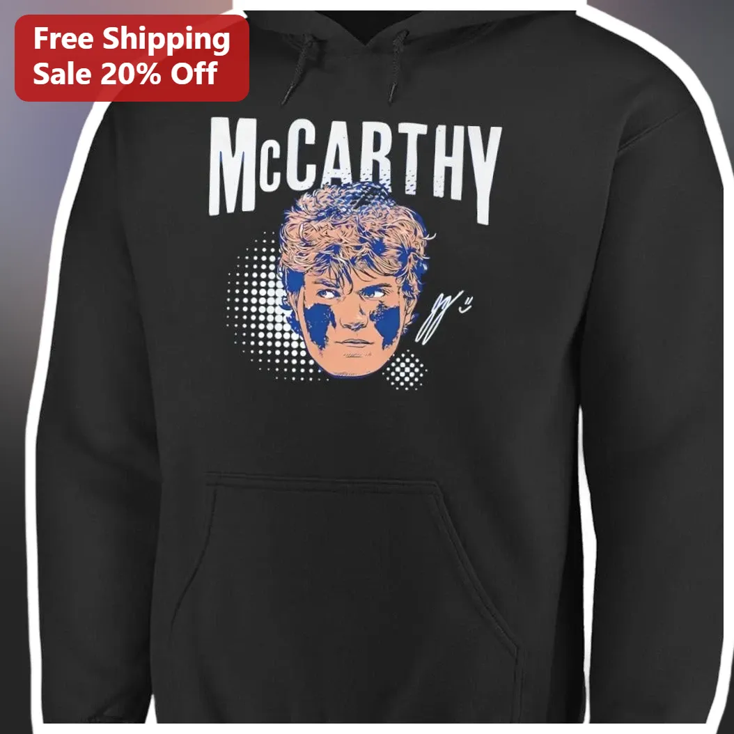 Cody McCarthy Pop Art Portrait Hoodie Rugby Fan Gift available at our Los Angeles warehouse