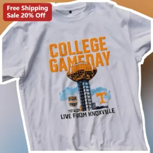 College GameDay Live From Knoxville Tee Tennessee Volunteers Gameday Shirt available at our Los Angeles warehouse