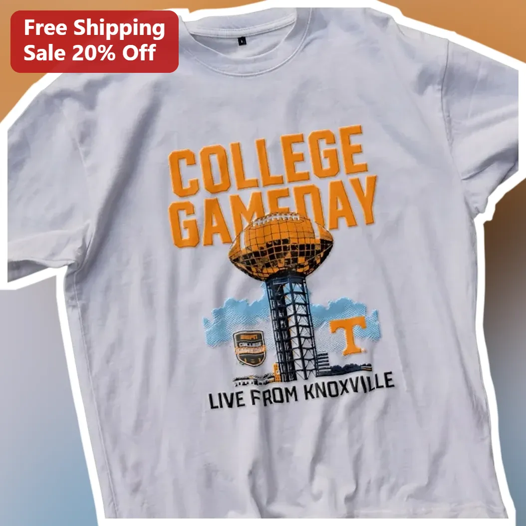 College GameDay Live From Knoxville Tee Tennessee Volunteers Gameday Shirt available at our Los Angeles warehouse