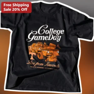 College GameDay Live from Knoxville Vintage Tailgate Tee available at our Los Angeles warehouse