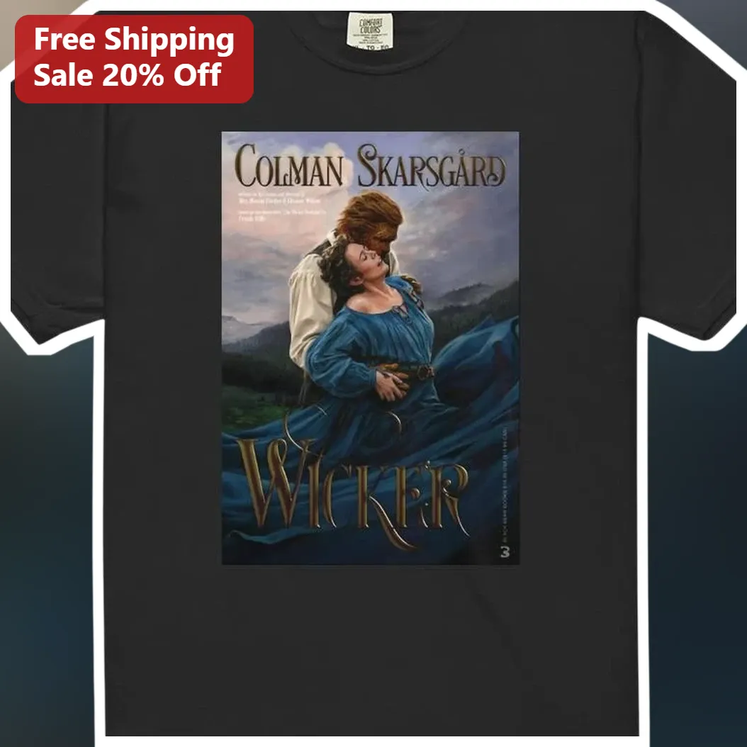 Colman Skarsgård Wicker Movie Tee Indie Film Fan Gift Black Cotton Shirt available at our Los Angeles warehouse