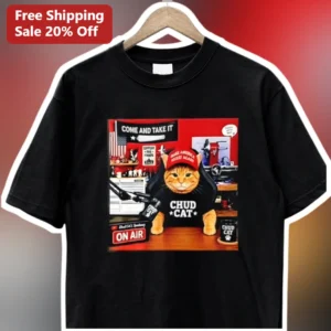 Come And Take It Chud Cat Meme Tee Funny Gonzo Cat Graphic Shirt For Internet Culture Lovers available at our Los Angeles warehouse